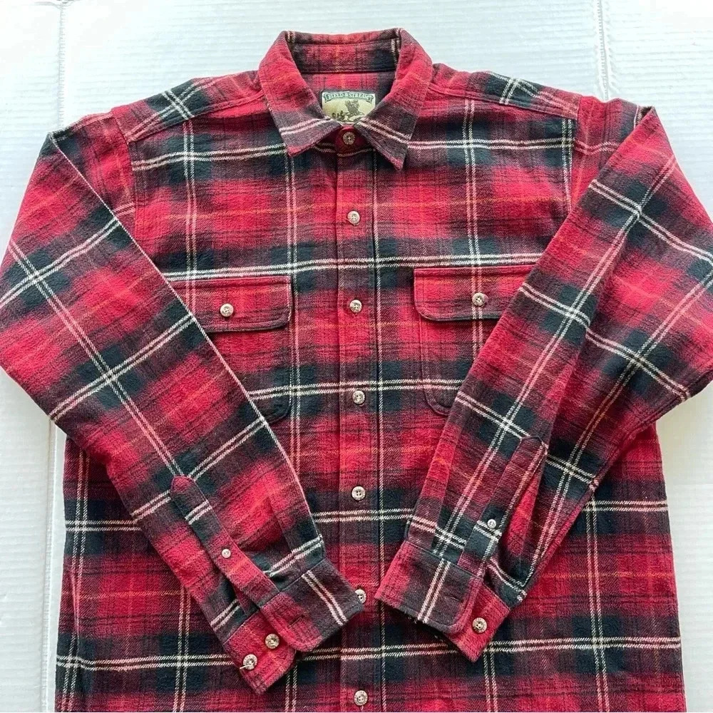 Fiel & Stream Plaid Shirt L-Tall - Picture 10 of 10